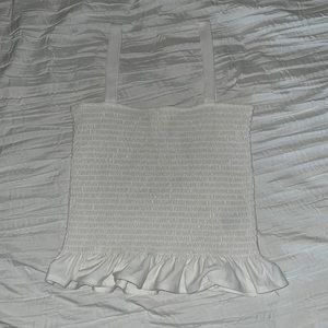 H&M white top size S